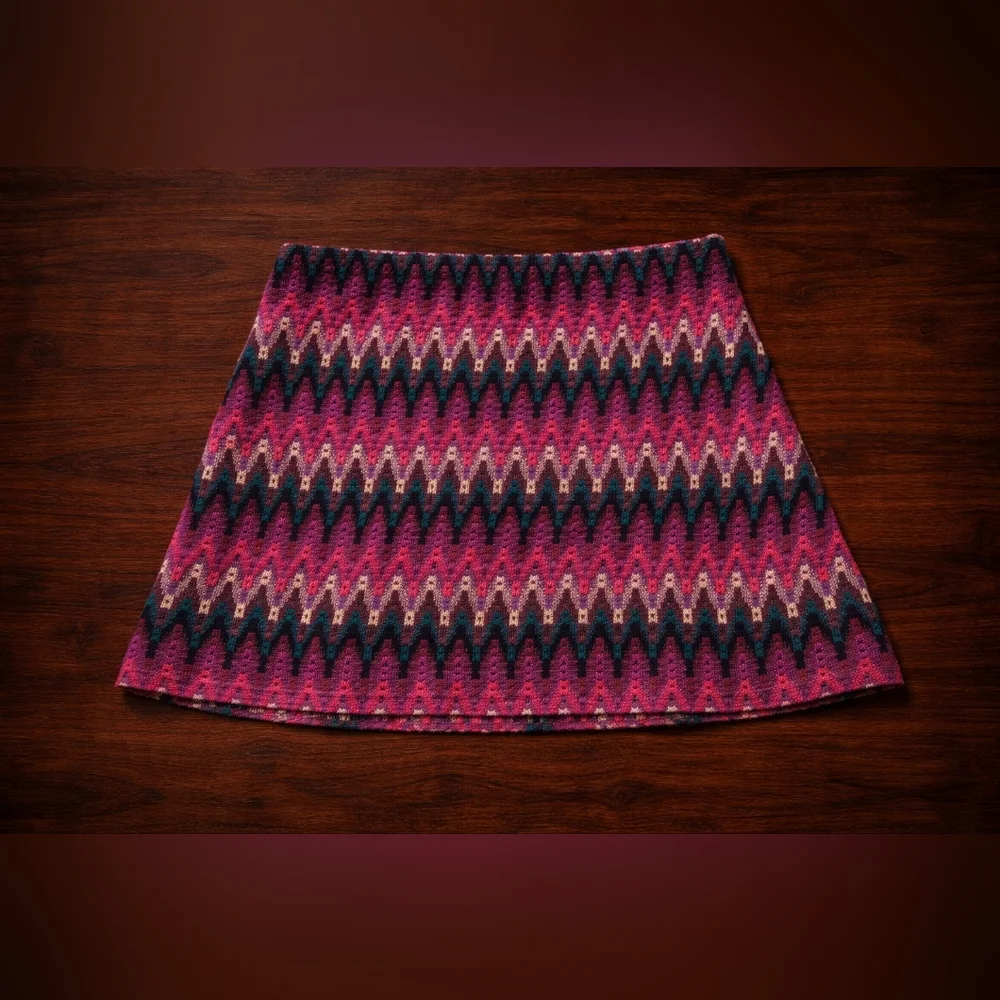 🇺🇸 Free People Boho Festival Crochet-Style Skirt - Crocheted - XS - EUC - Picture 3 of 5